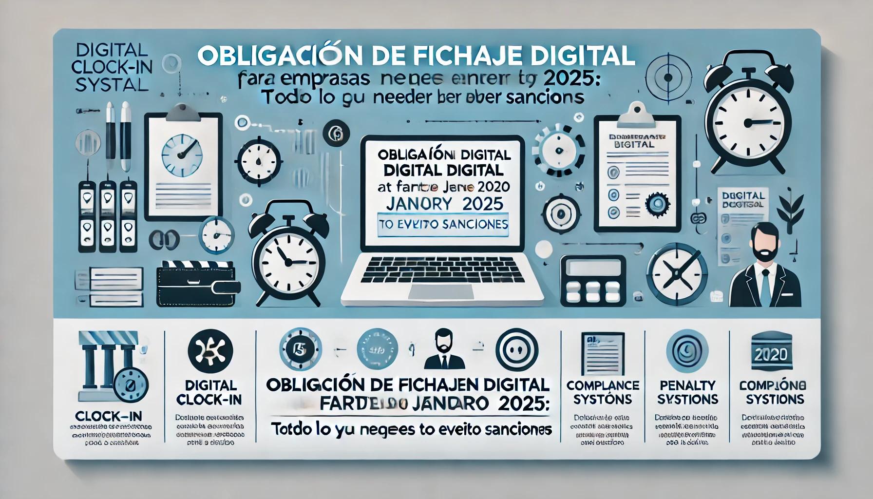 Fichaje laboral obligatorio y digital