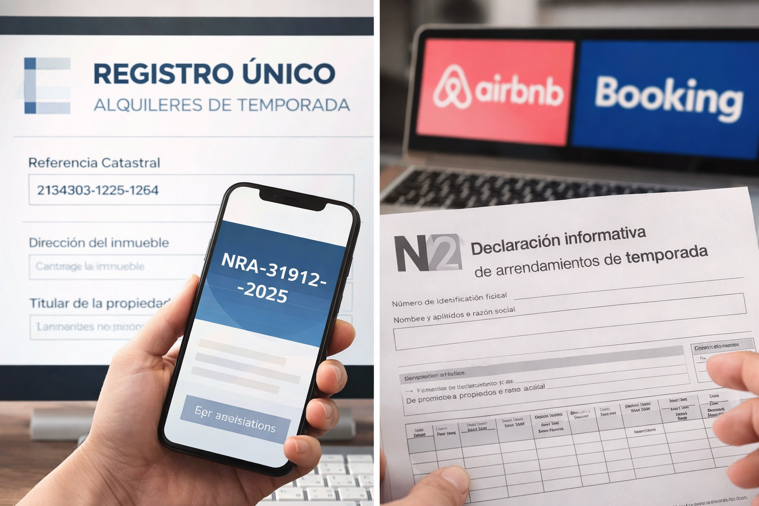 Registro obligatorio de alquiler temporal