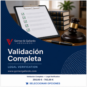 Validación jurídica de contenido de IA