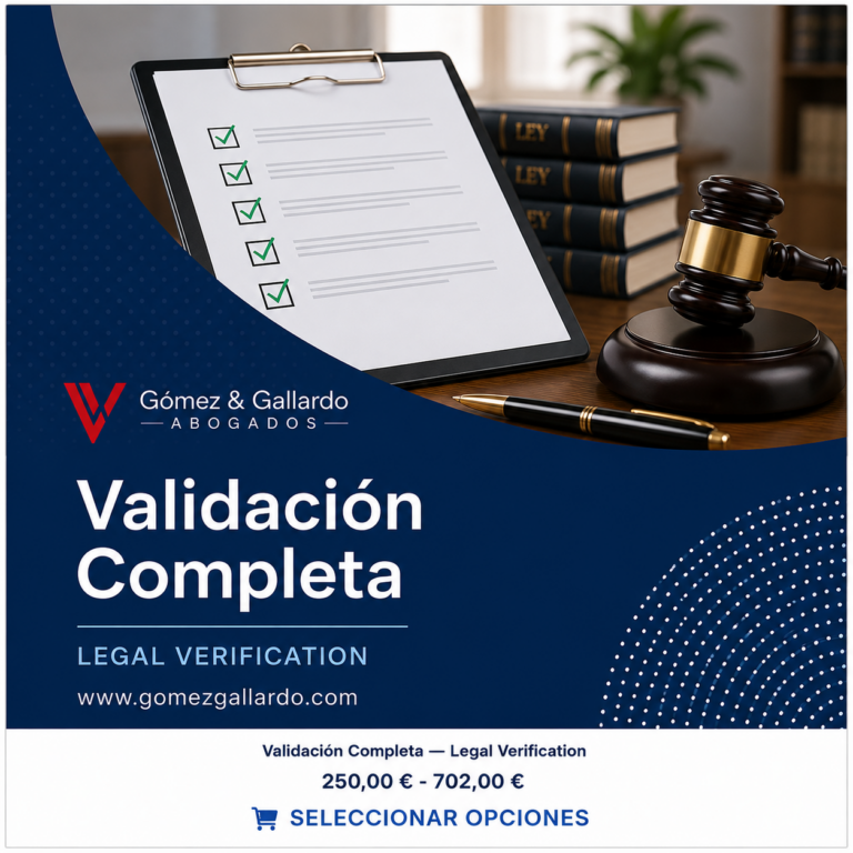 Validación jurídica de contenido de IA