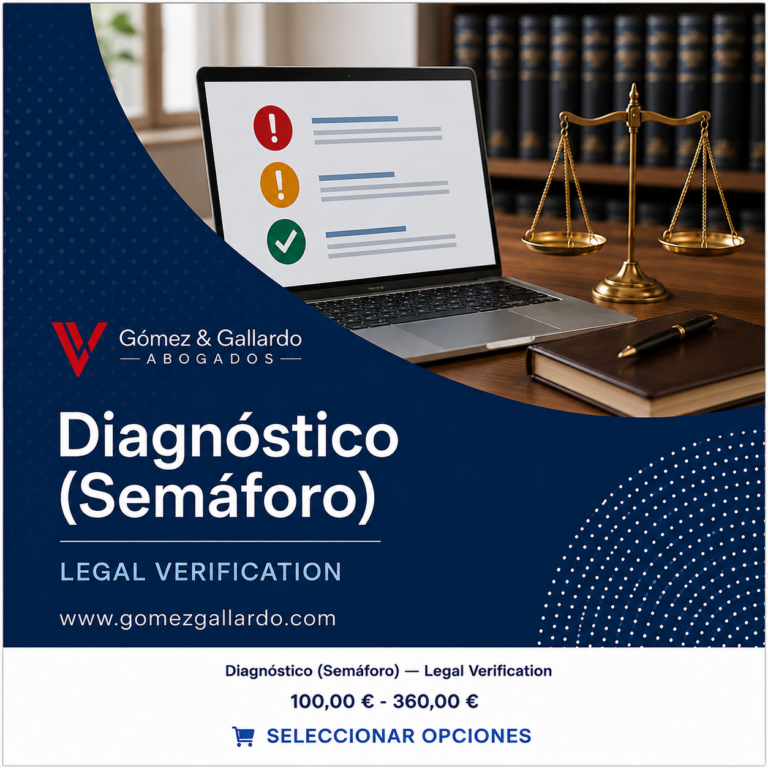 Diagnóstico de contenido jurídico hecho por IA
